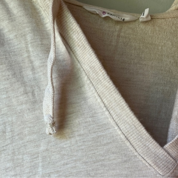 Athleta Cream Studio Split Neck Hoodie - Picture 7 of 12